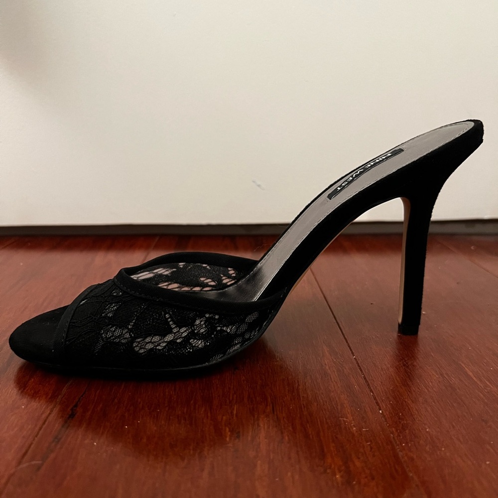 Nine West Black Mule
